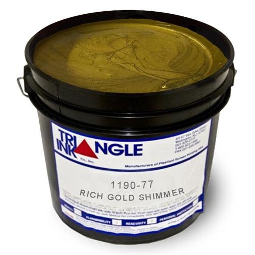 Triangle Screen Printing Ink - Rich Gold Shimmer